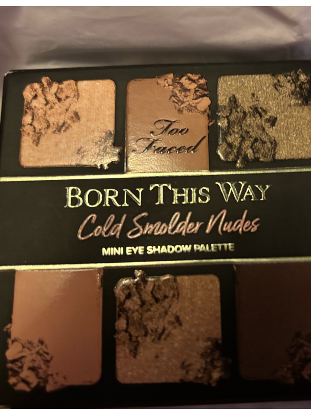 Too Faced Born This Way Mini Eyeshadow Palette - Nude, Brown, Gold, Champagne - Picture 2 of 3